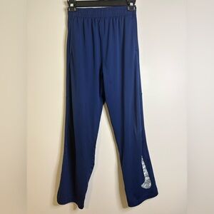 Boys Nike dri fit navy blue pants size large adjustable waist